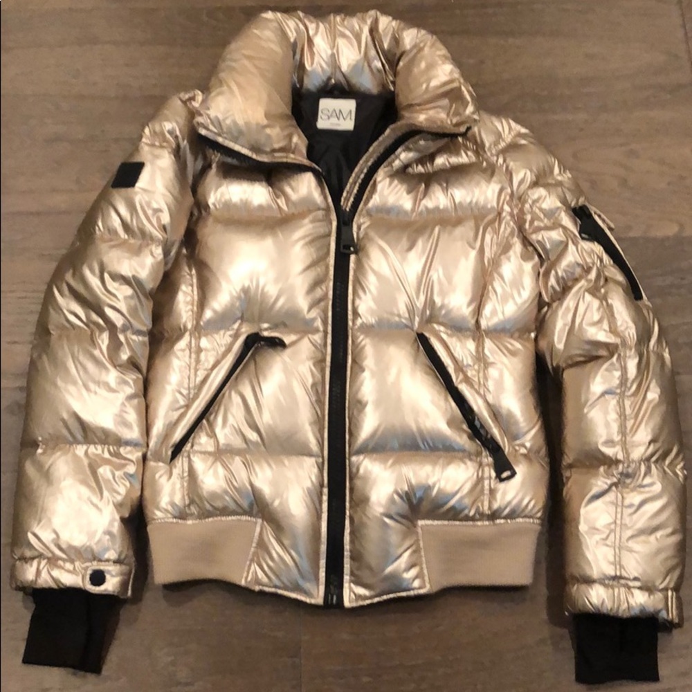 SAM Gold Puffer Jacket